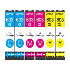 kamo 603XL Patronen Multipack Kompatibel mit Epson 603 603XL Druckerpatronen, für Epson Expression Home XP-2100 XP-2105 XP-3100 XP-3105 XP-4100 XP-4105, Workforce WF-2810 WF-2830 WF-2835 WF-2850