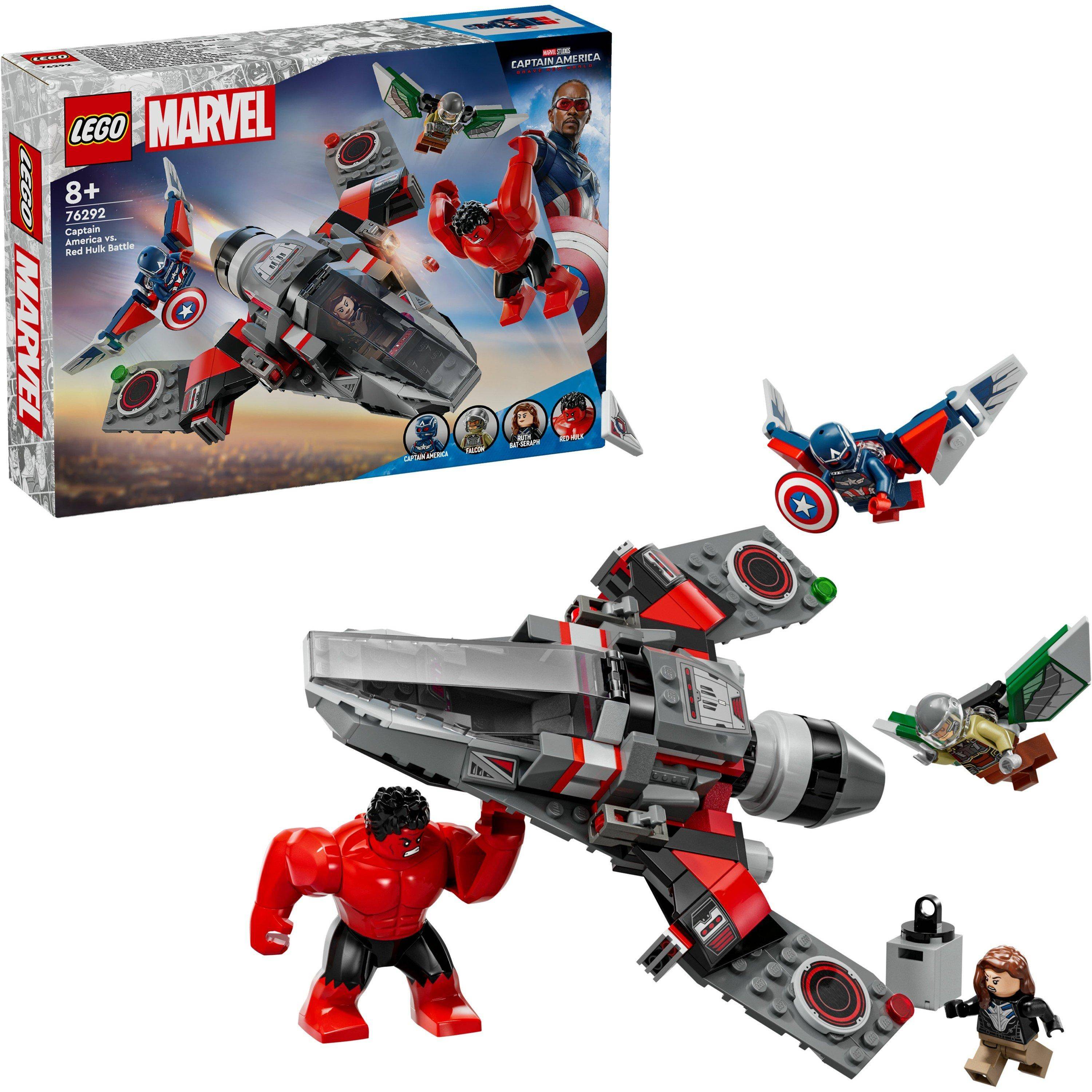Lego Marvel 76292 Captain America Vs. Red Hulk Battle