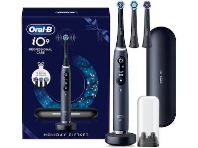 Oral-B iO 9 Eltandborste Holiday Giftset (svart)