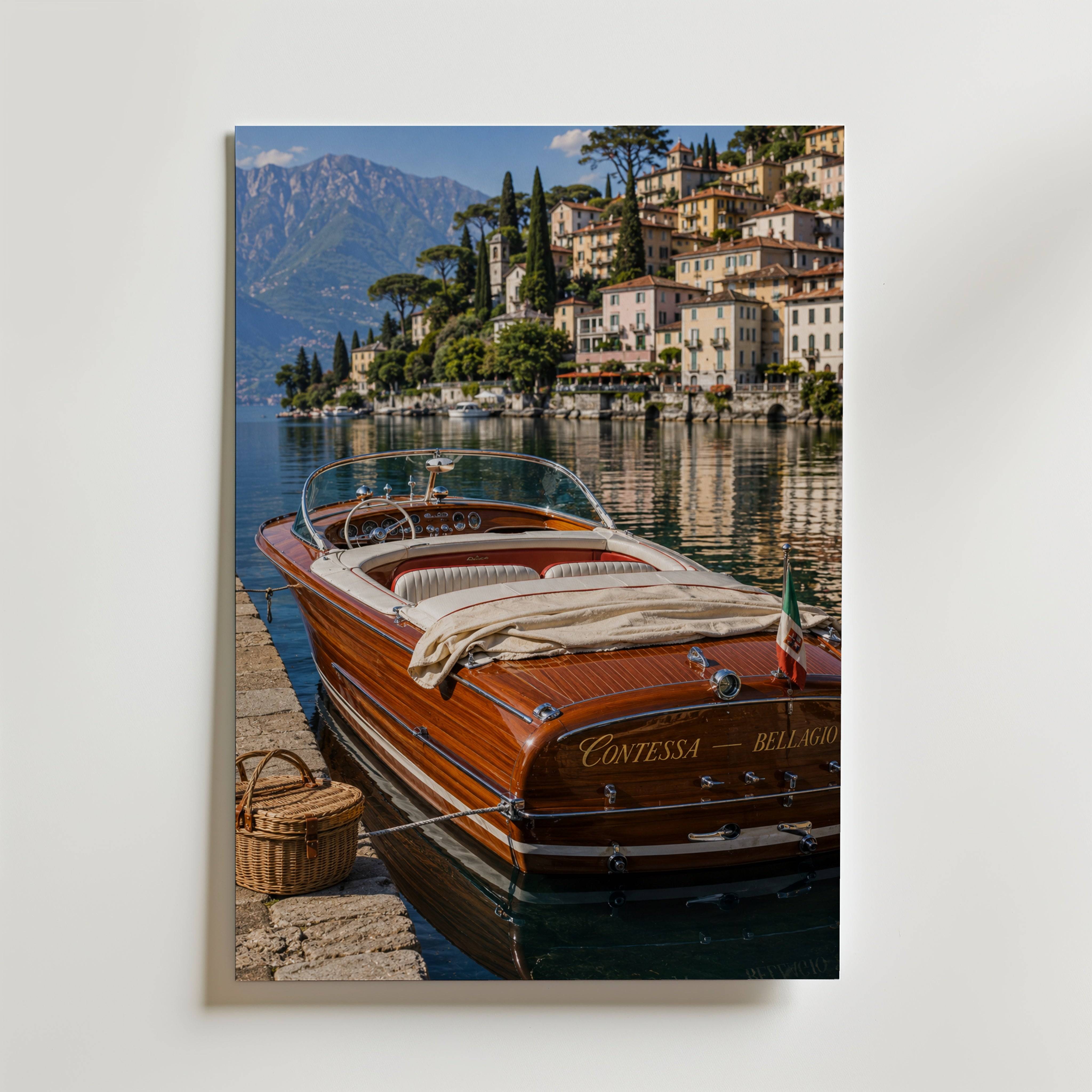Marco Ricci Contessa at Bellagio Poster - Fine Art Poster 50x70 cm