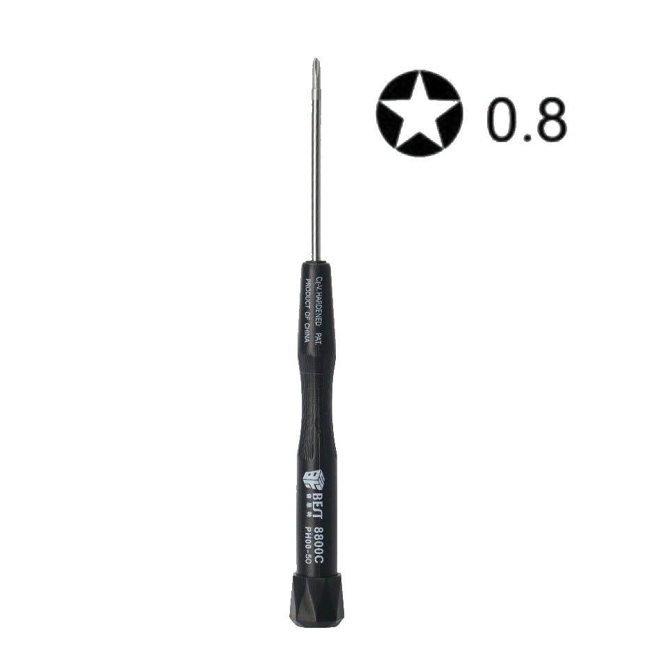 Skruetrækker Pentalobe (*) 0,8 mm - BEST 8800C (Pro).