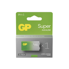 Battery 6F22 (9V) alkaline GP Super 9V 1pc