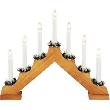 Ljusstake Trä 30cm