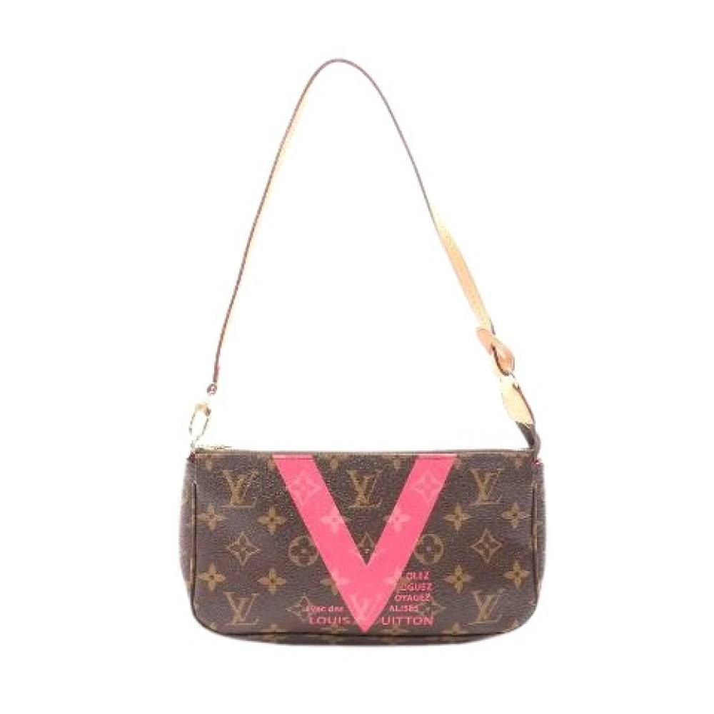 Louis Vuitton Vintage Pre-owned canvas tasker - Vintage - Dame - Flerfarvet - ONE SIZE -
