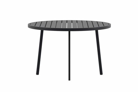 Matbord 'Giardini' runt 120cm - Svart