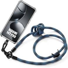 Xiaomi 14T Pro Case - with Heavy Duty Strap Blue - EFConnection