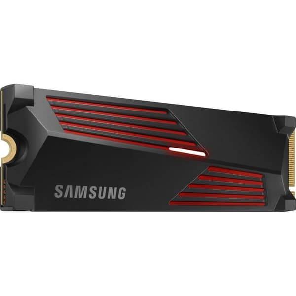 SAMSUNG - 990 PRO - Intern SSD - 2 TB - Med kylfläns - PCIe 4.0 - NVMe 2.0 - M2 2280 - Upp till 7450 MB/s (MZ-V9P2T0GW)