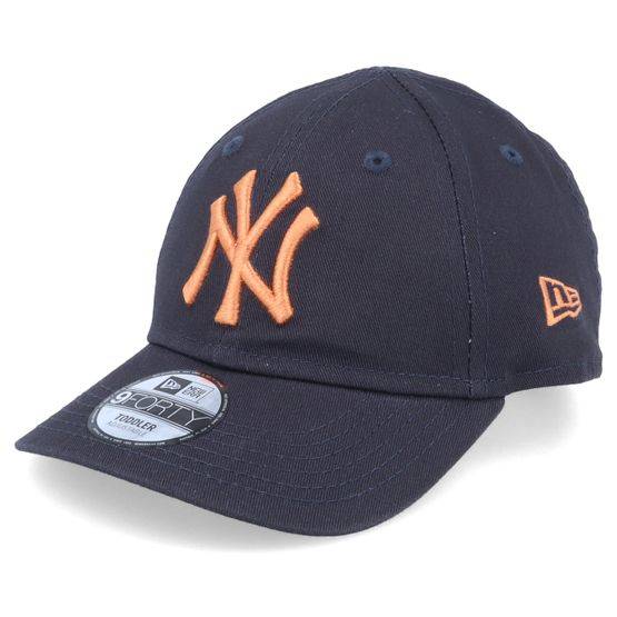New Era - MLB Blå adjustable Keps - Kids New York Yankees Toddler League Essential 9FORTY Navy/Toffee Adjustable @ Hatstore
