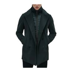RRD, Frakke, Herre, Grøn, XL, Nylon, Vinter Thermo Dobbeltradet Frakke