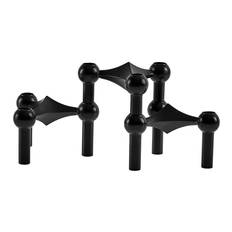 Candle Holder Black 3-pack