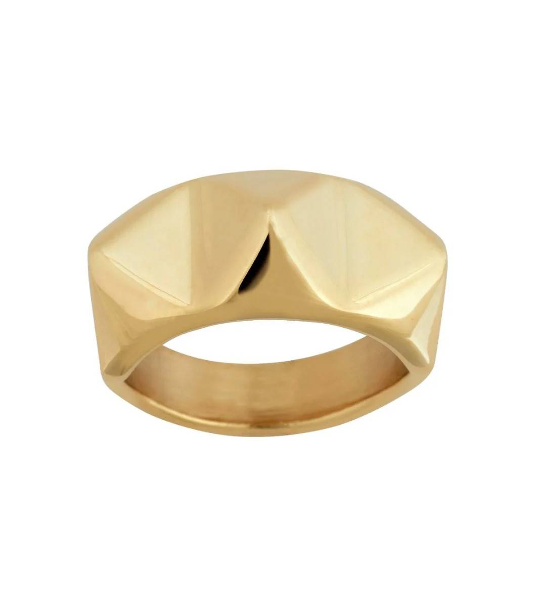Edblad Peak Rivet Ring Guld - XL 19,5