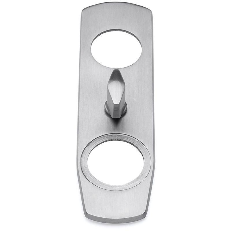 Habo Vredskylt  (Kulör: Borstad aluminium)
