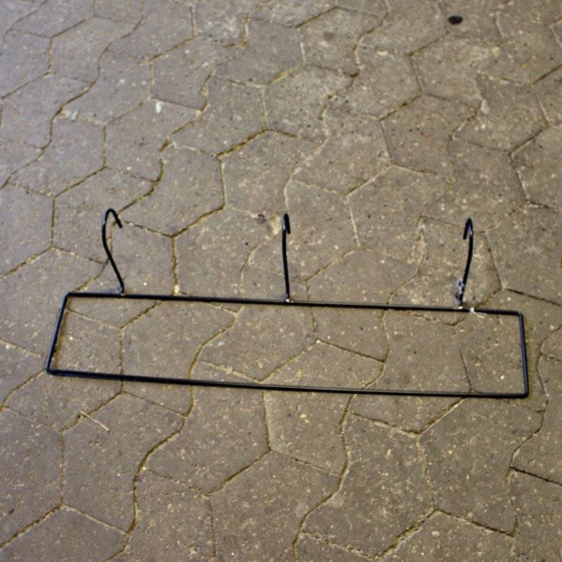 Altankasseholder Sort - 76x15x10 cm