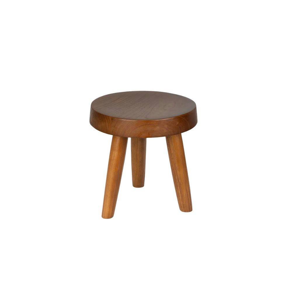 Detjer Charles Stool Medium Dark Brown