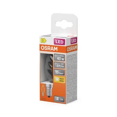OSRAM LED Krone Vredet 40 Klar 3,4W 827 E14 4099854467608
