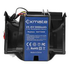 Exmate 25,6 V 3,0 Ah batteri för Robomow Premium RC-Series, RC302, RC304, RC304u, RC306, RC308, RC308u, RC312, RC312u ersätter BAT7000B, MRK7005A