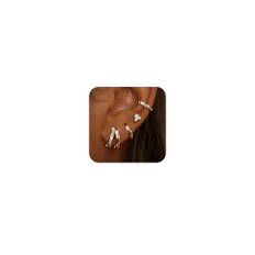 Adramata 4 par kreoler för kvinnor kirurgiskt stål örhängen allergivänliga ringar huggie-örhängen helix piercing smycken broskörhängen guld silver örhängen set för flera piercingar