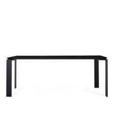 Kartell - Four Table Marble Finish 6523, 190x79, Black - Skrivbord - Ferruccio Laviani - Svart - Metall/Sten