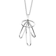 Efva Attling Whirlwind Pendant. 70 CM - SILVER