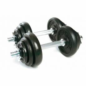 Body Power 20Kg Spinlock Dumbbell Weight Set