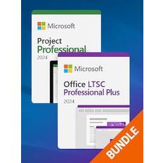 Project 2024 Pro LTSC + Office 2024 LTSC Pro Plus Bundle PC) - Microsoft Key - GLOBAL