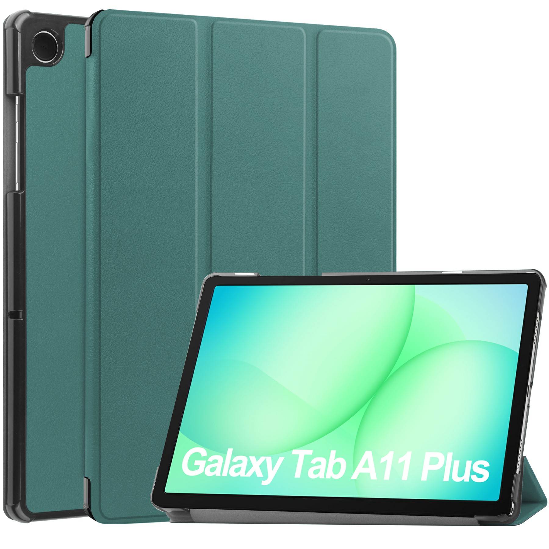 Etui Tri-fold Samsung Galaxy Tab A9 Plus Grøn