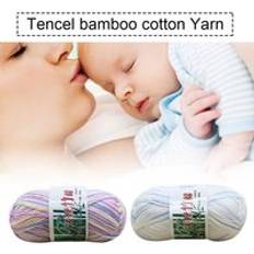 Mjuk tencel garn multi tråd tråd stickning garn virkad baby garn ull vävt bambu bomull siden linje stickade kläder - 42