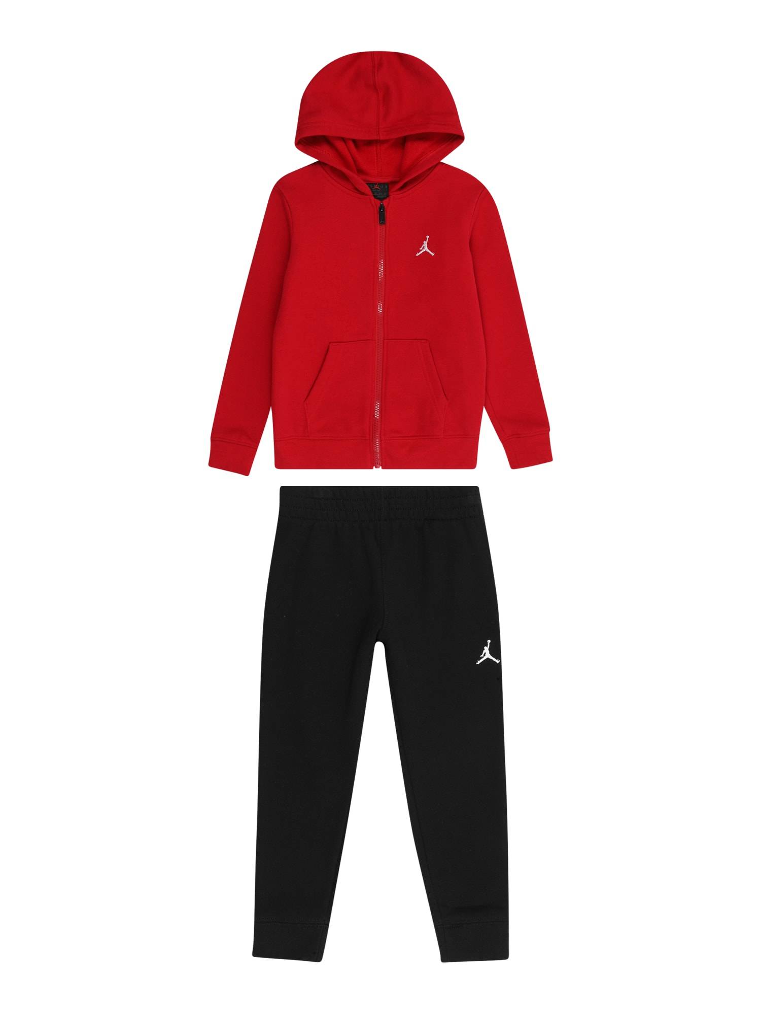 Jordan Joggingdragt 'BRKLYN'  rød / sort / hvid