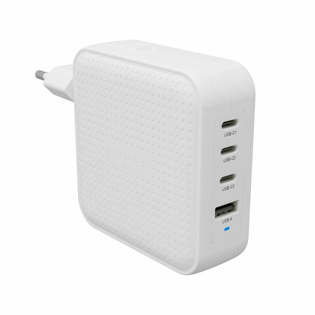 HyperJuice 100W USB-C GaN Travel Charger - White