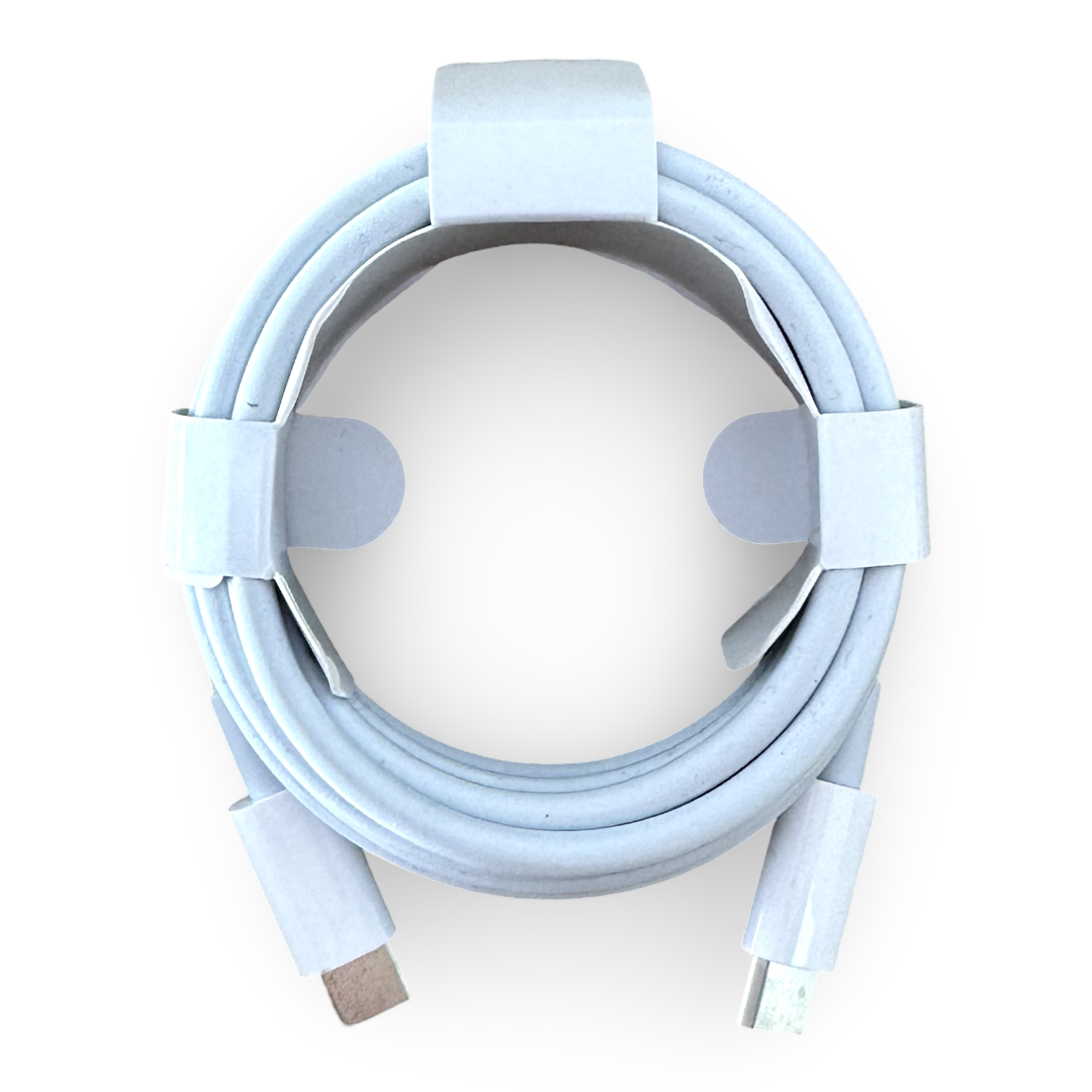 Høj Kvalitets kabel - USB-C til USB-C - 2 m - Hvid