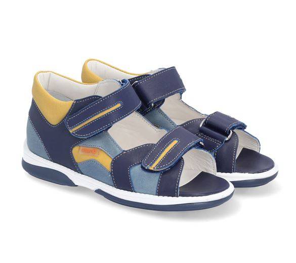 Memo Denver sandal, blå - sandal med ekstra støtte