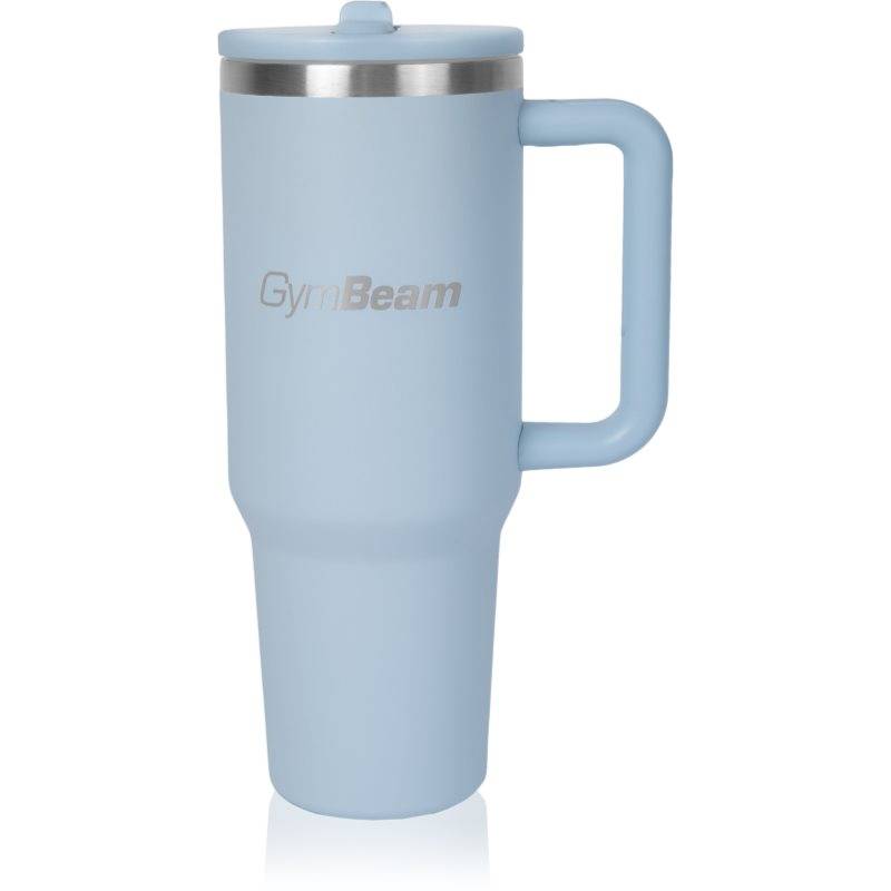 GymBeam Thermo Tumbler tumbler i rostfritt stål med sugrör färg Blue 1 st.
