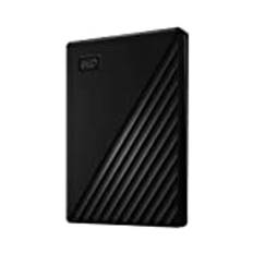 WD My Passport externe Festplatte 2 TB (mobiler Speicher, schlankes Design, herunterladbare Software, automatische Backups, Passwortschutz) Schwarz - auch kompatibel mit PC, Xbox und PS4