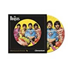 Clementoni 21400.6 – Beatles Pussel LP-kollektion rund – med en liten hjälm från My Friends, 212 delar