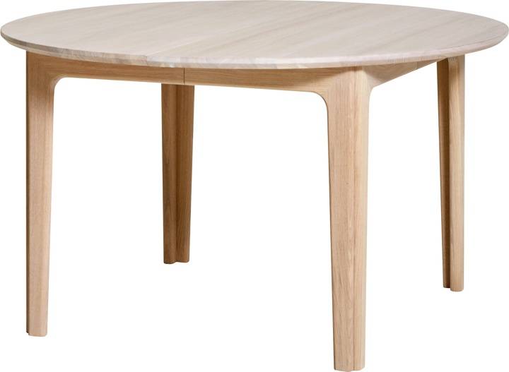 SM112 Lackad ekfanér Matbord 6 iläggsskivor