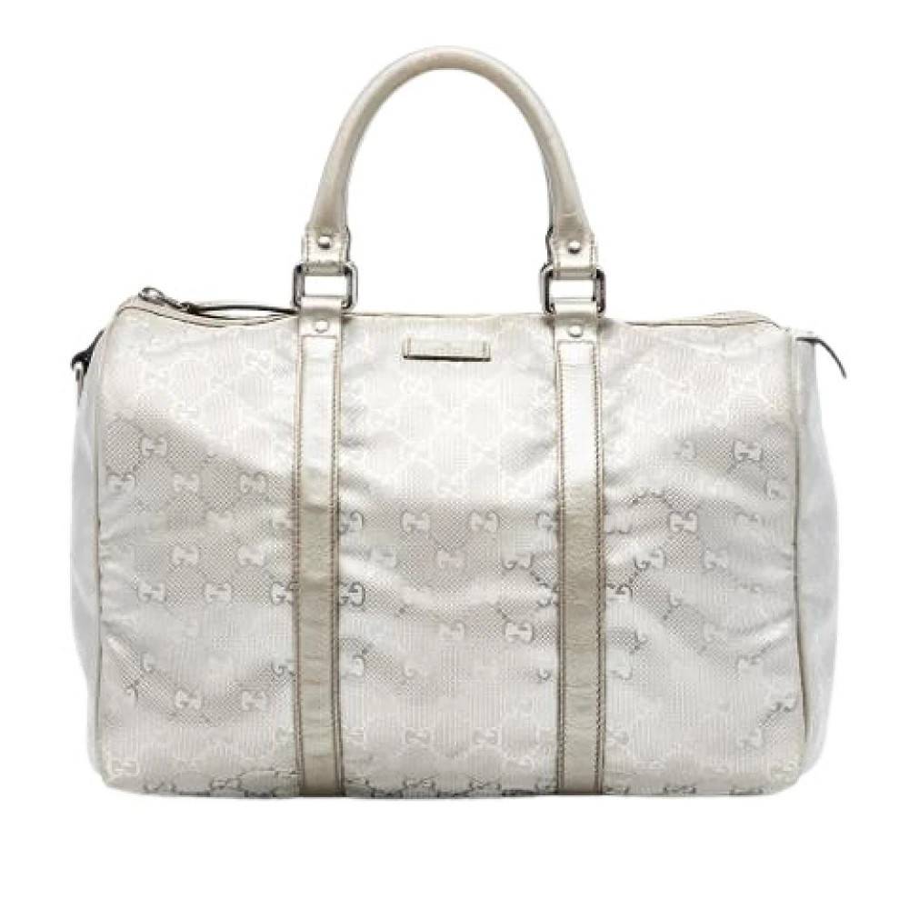 Gucci Vintage Pre-owned Boston Bag - Vintage - Dame - Hvid - ONE SIZE - Læder