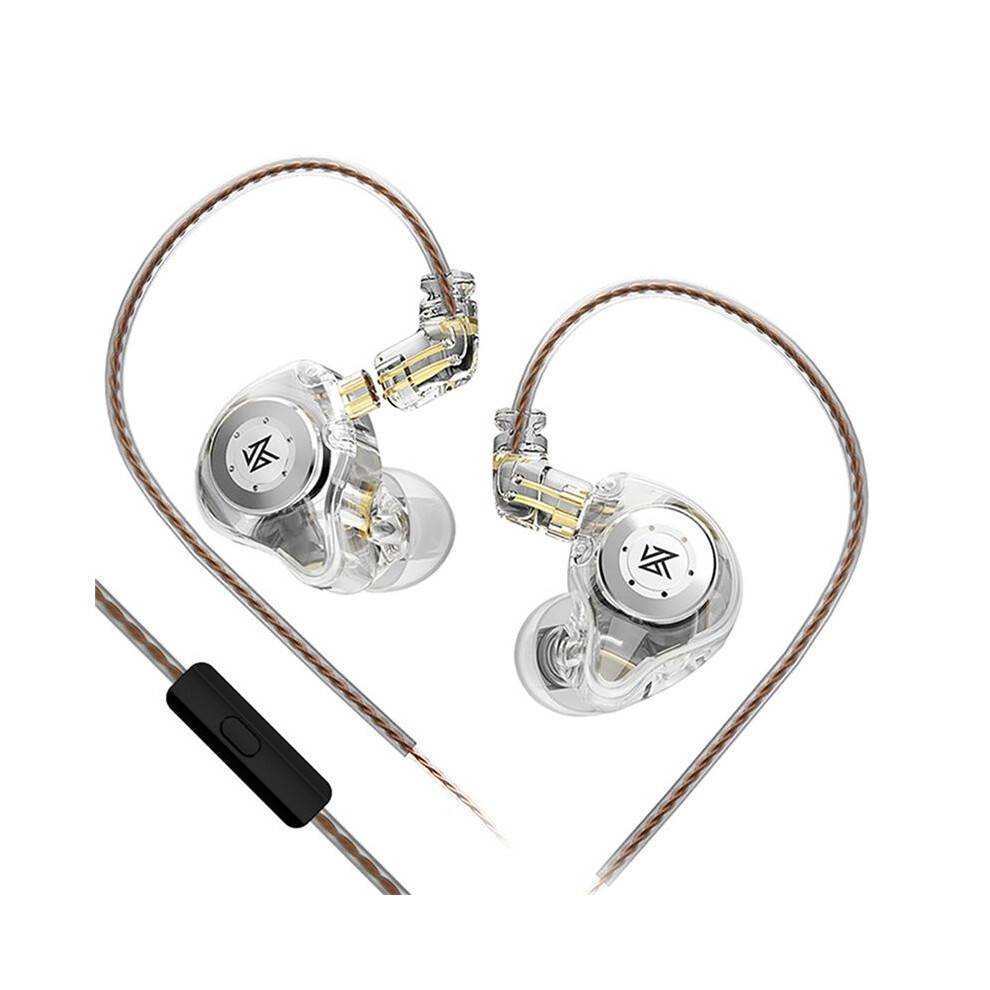 KZ EDX Pro Gaming Earbuds, HiFi IEM Earphones Earphones Dual Driver in Ear Monitor for Audiophile Dj Singers Crystal