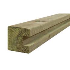 Frøslev 97x97 mm H-Stolpe Endestolpe 270 cm Trykimpr. - Frøslev Træ