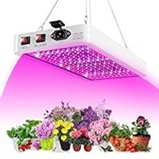 TFixol 2000W LED Grow Light för inomhusväxter 312 LEDs Full Spectrum Veg and Bloom Dual Switch IP65 Vattentät hängande växtodlingslampa för plantor Blommor Växthus