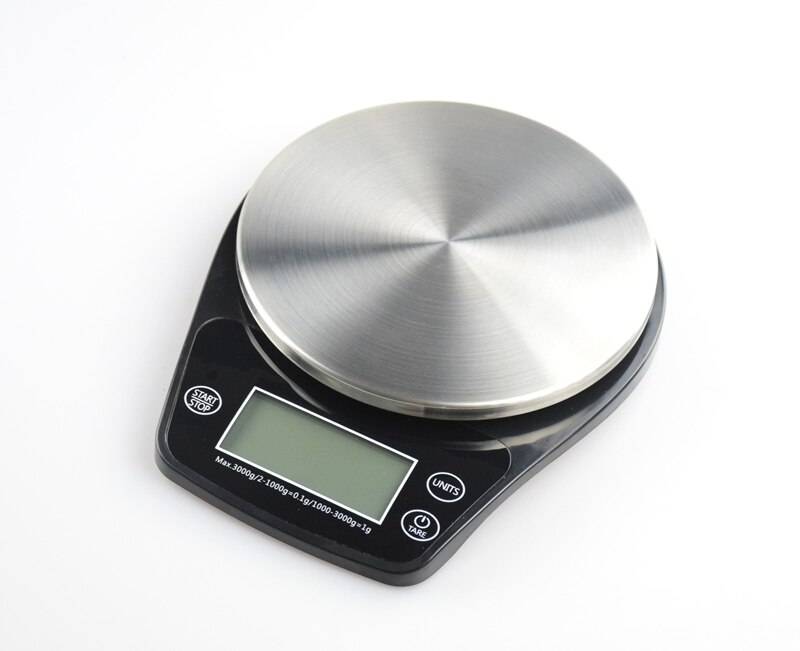 Ecocoffee v60 dropp kaffebryggare mini digital elektronikskala med timer 0.1-3000g kök vägning - Grön