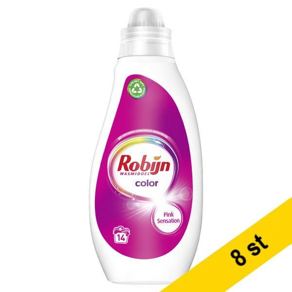 Flytande tvättmedel 700ml | Robijn Color Pink Sensation | 8st