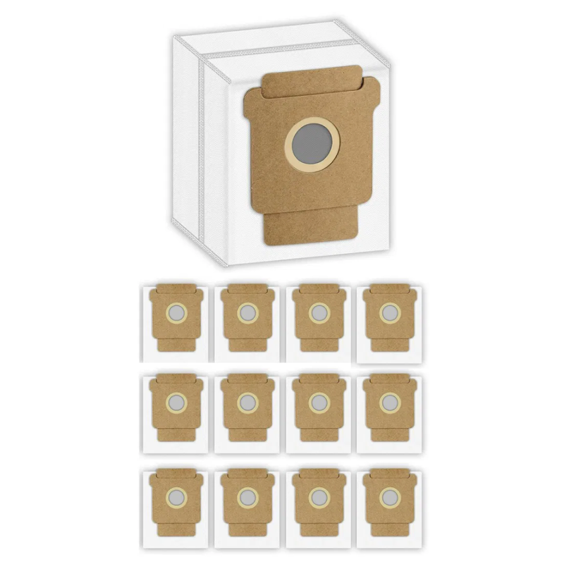 12 stk. Støvsugerpose til iRobot Roomba 205 / 405 / 505 Combo / 105 Combo + Dock.