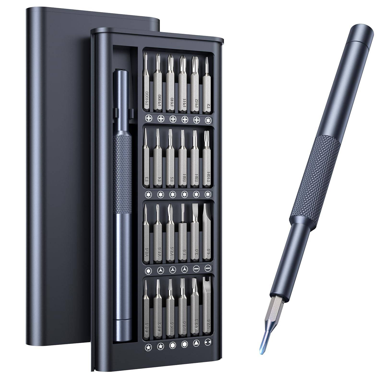 25-in-1 Small Precision Screwdriver Set, Professional Repair Tool Kit for Phone, Computer, Watch, Laptop, Ring Doorbell