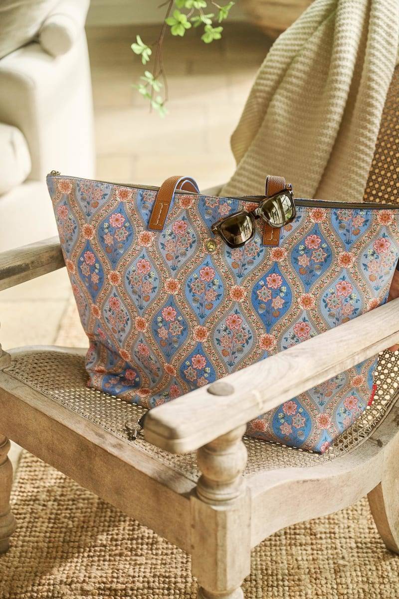Tilda Tote Bag Large Ornamento Blue 66x20x44cm