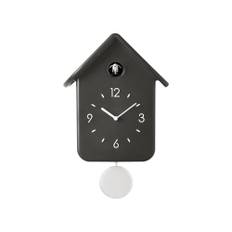 'QQ' CUCKOO CLOCK WITH PENDULUM "HOME" - Charcoal