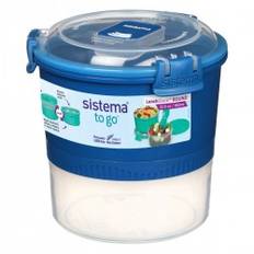 Lunch Stack Round 965 ml - Ocean Blue - Sistema To Go