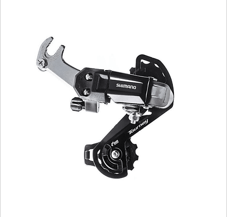 Bagskifter Shimano Tourney, 1x6/7-speed kort arm.