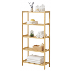 KARL Reol i bambus H130 x B60 x D26 cm - Natur