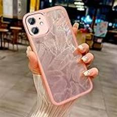 ESONG Transparent Glitter Fodral För Samsung Galaxy S22 Smalt Skal,Ultratunt Klart bling estetisk Case För Flickor Kvinnor,Mjukt Silikon Stöttåligt Skyddande telefonfodral Rosa