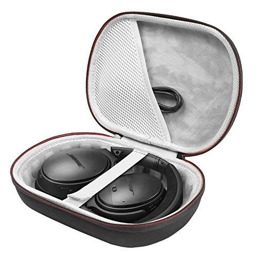 AONKE Hörlursfodral kompatibel med Bose QuietComfort 45 II, QC 35 II spelheadset, QC 25 skyddande väska, hård bärväska med tillbehörsförvaring